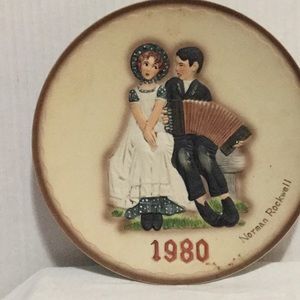 1980 Norman Rockwell Vintage Plate. “Lovers”